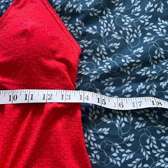 Coogi, Y2K VTG Vibrant Red Maxi Dress, Instantly Slimming w/Stretch & Halter,S - Picture 12 of 15